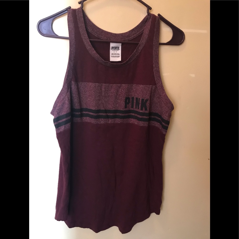 VICTORIAS SECRET PINK MUSCLE TANK SIZE SMALL